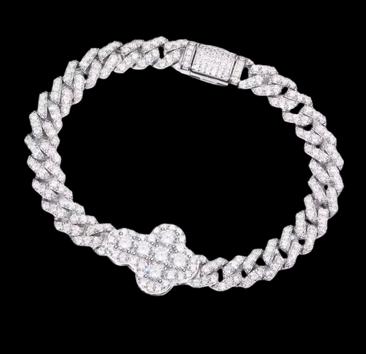 Diamond Cross Cuban Bracelets