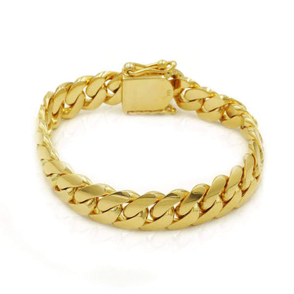 12MM Cuban Bracelet GOS